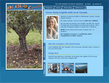 Tablet Screenshot of abceslcanada.com